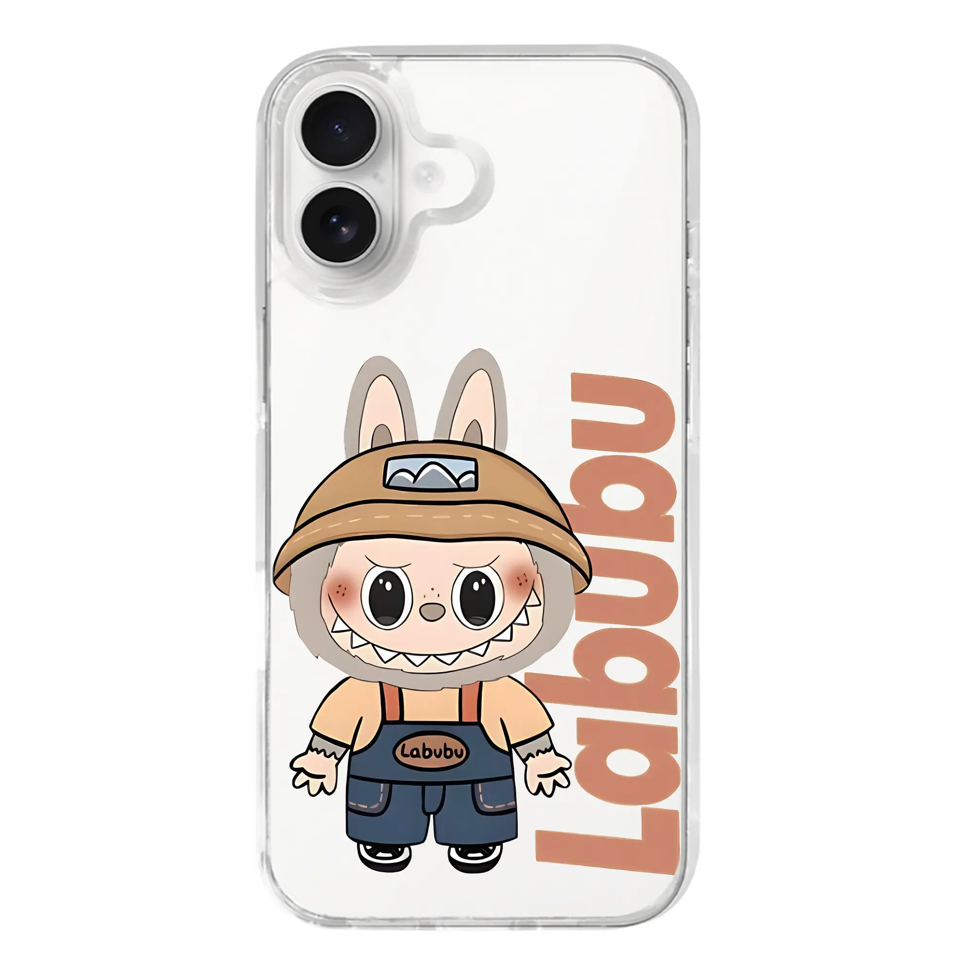 ラブブ グッズ ジモモ - iPhone 17シリーズ 透明スマホケース – 薄型・耐衝撃・精密フィット保護カバー